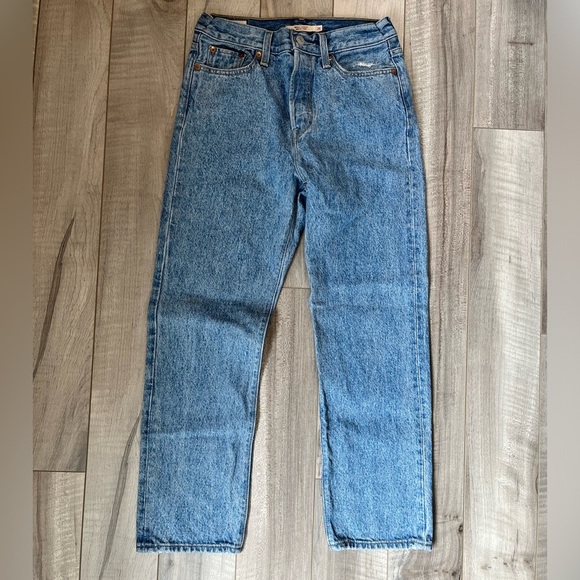 High Rise Blue Jeans - Picture 1 of 3